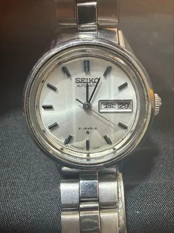 세이코 SEIKO 자동 와인딩 빈티지 2706-0220 실버