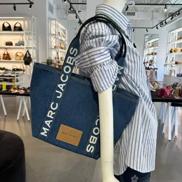 MARC JACOBS 데님 토트백 라지