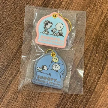 스누피 피넛 트레이딩 와펜 키링 찰리 브라운