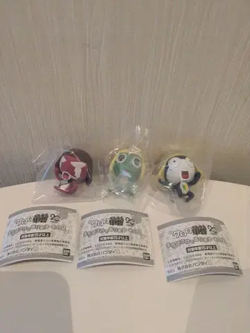 개구리 중사 케로로 기다림 피규어 2탄 3종 세트