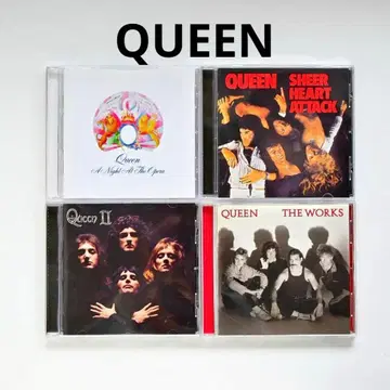 Queen CD 4장 세트 A Night At The Opera 퀸