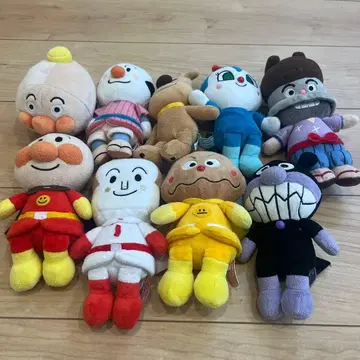 호빵맨 봉제 인형 묶음 판매