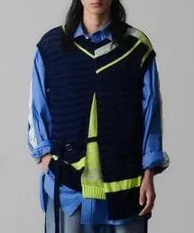 새상품 FACETASM 25SS LAYERD MESH 니트 베스트 4