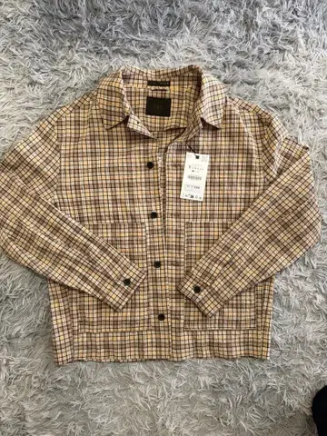 ZARA 남성용 체크 셔츠 S 사이즈