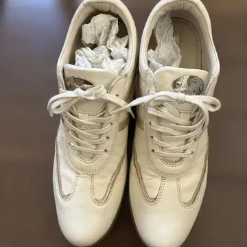 Hawkins Sport 웨지솔 스니커즈 화이트 골드