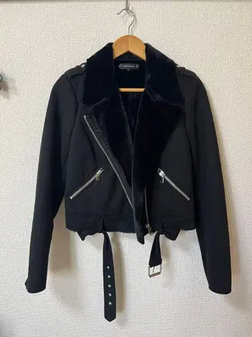 ZARA Trafaluc 무스탕 코트 블랙 S 사이즈