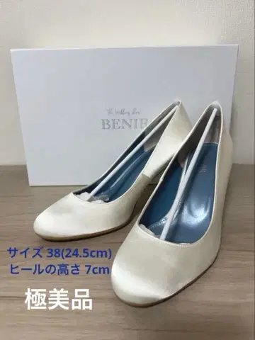 BENIR 웨딩 신발 38 힐 7cm 펌프스