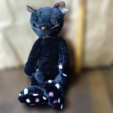 삼색 고양이 2세트 3900엔 검은 고양이 봉제 인형 블랙 캣 40cm