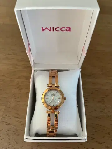 CITIZEN Wicca 로즈 골드 시계