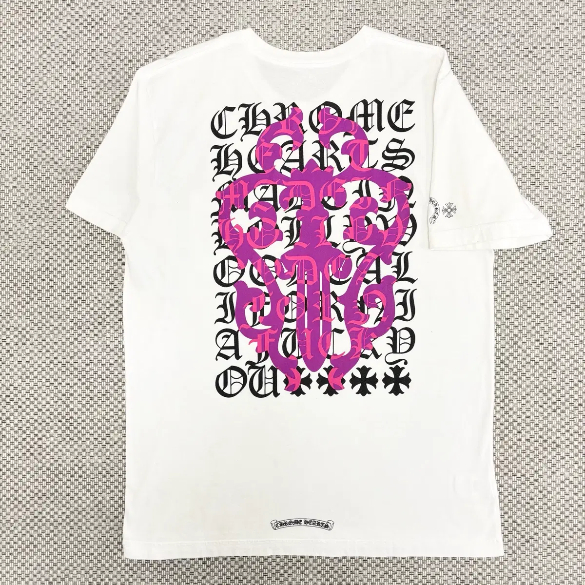 XL] Chrome Hearts Cemetery Cross Graveyard T-shirt | Bunjang Global