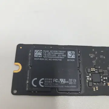 애플 순정 SSD 1TB mz-kkw1t00/0a7 | 브랜드 중고거래 플랫폼, 번개장터