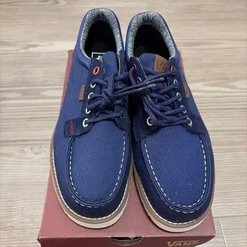 VANS V3296PQ 네이비 27cm 스니커즈