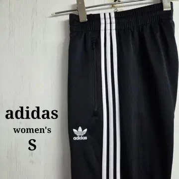 아디다스 오리지널 저지 팬츠 S 자수 로고 블랙 컬러 자수 로고
