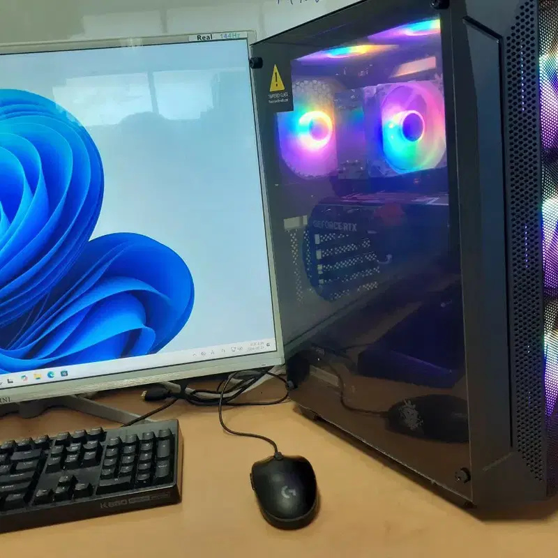 게이밍 pc 본체 12400f Rtx4060 램D5 16g
