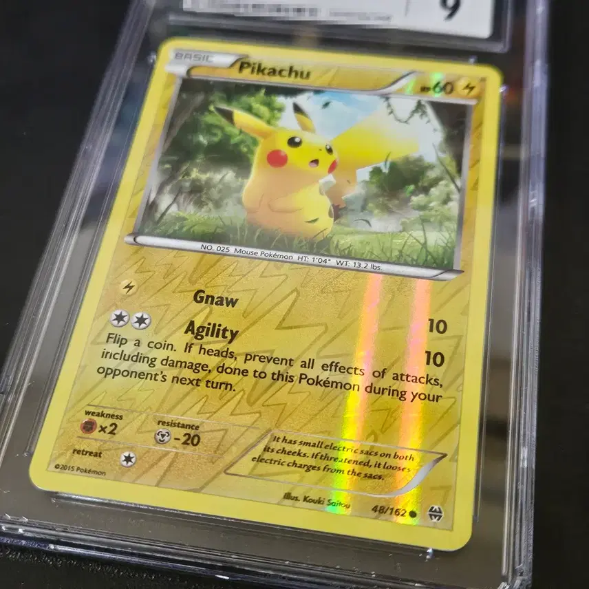 포켓몬카드 2015 일본 RAICHU BRAEK EVO 피카츄 홀로 사진 3