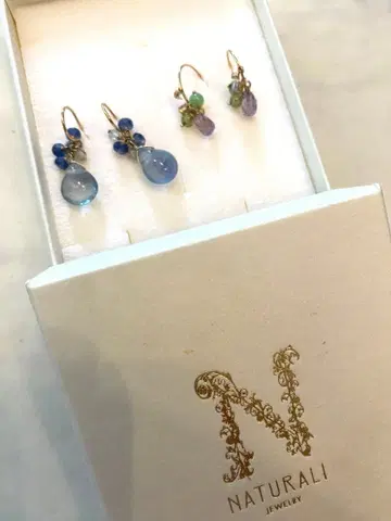 내추럴리주얼리 naturali jewelry 귀걸이 세트 K14GF