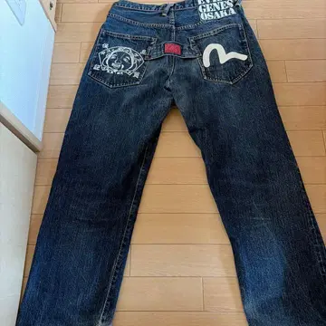 EVISU GENES OSAKA 데님 팬츠 32인치
