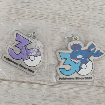 포켓몬 30주년 메탈 참 마스코트 [뮤츠, 가이오가]