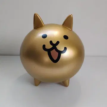 냥코 대전쟁 BIG 소프트 비닐 피규어 ( 골드 컬러 )