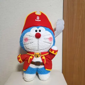 도라에몽 봉제 인형 해적 코스튬 (진구의 보물섬)