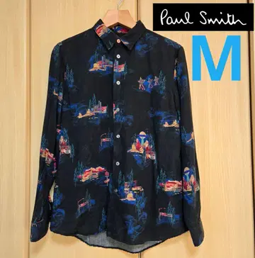 새상품급 폴스미스 Paul Smith 풍경 무늬 긴팔 셔츠 남성용 M