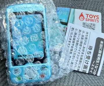TOYS SPIRITS 녹음 재생 슬라이드식 휴대폰 가챠 블루