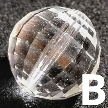클리어 화이트 토파즈 미러볼 컷 10.5-11mm 비즈 B (SA+)