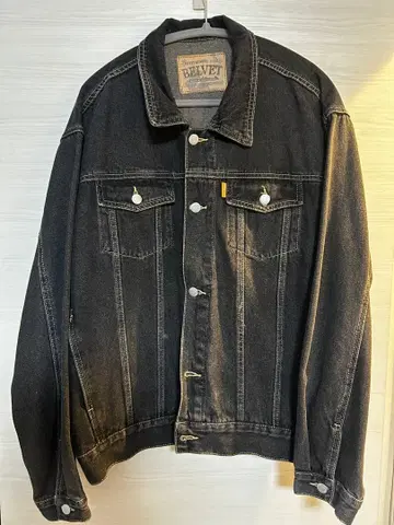 BELVET 데님 자켓 블랙 L 사이즈
