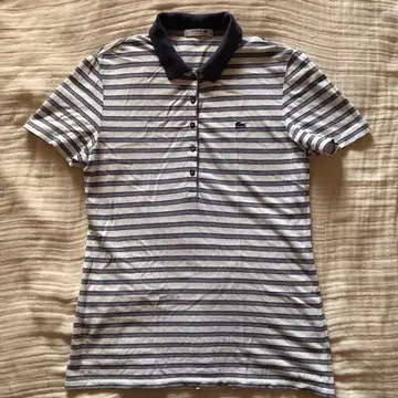 LACOSTE 피케 셔츠 보더