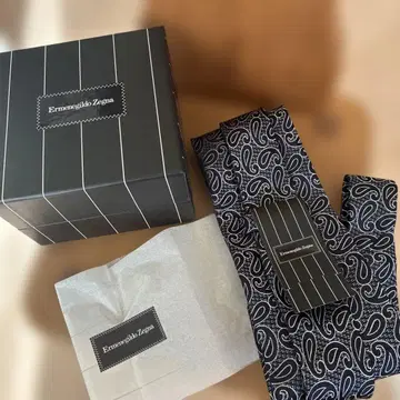 Ermenegildo Zegna 페이즐리 무늬 실크 넥타이