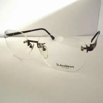 미사용 St.Andrews 티타늄 무테 안경 57 17