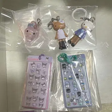 메지루시 액세서리 키티 산리오 크리스탈 모자 꽁지 드롭 씰