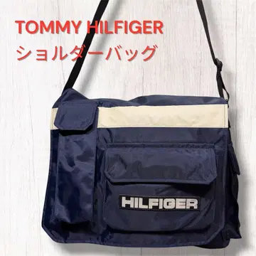 [ 대용량 ] TOMMY HILFIGER 숄더백 네이비