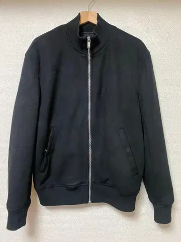 ZARA 스웨이드 느낌 봄버 자켓 블랙 M 사이즈 저지