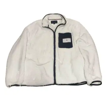 TOMMY HILFIGER 보아 자켓 화이트 XL