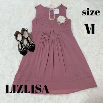 새상품 LIZ LISA 슬리브리스 원피스 핑크 M 포멀
