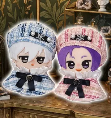 인형 옷 트위드 베레모 까멜리아 이츠누이 10~12cm 2색 세트