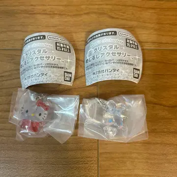산리오 캐릭터즈 크리스탈 메지루시 액세서리 시나몬 키티