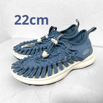 컨디션 최상 KEEN 유니크 스니커즈 샌들 22cm 스카이블루
