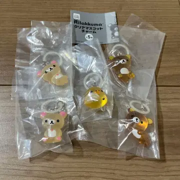 리락쿠마 클리어 마스코트 참 코리락쿠마 키이로이토리 5종 컴프