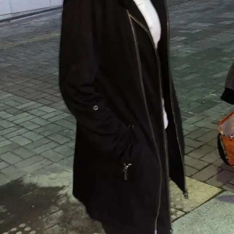 토네이도 마트 아카이브 후드 집업 블랙 Free