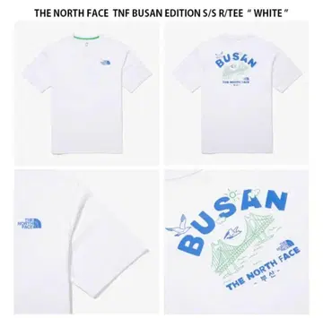 THE NORTH FACE 부산 화이트 T셔츠 L 남성용