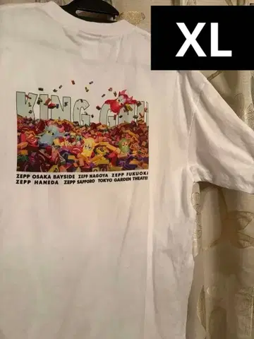 kingGnu 킹누 라이브 하우스 투어 T셔츠 XL