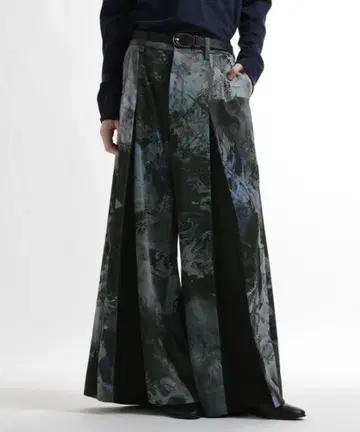 즉완 HARE HAKAMA 가라 와이드 팬츠 by MAO KAWASAKI