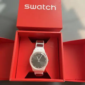 새상품급 swatch GW188A 32mm 미사용 새상품 손목시계 스와치