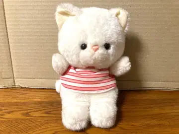 70년대 빈티지 일본제 산에이토이 네코 캣 고양이 봉제 인형 당시 물품