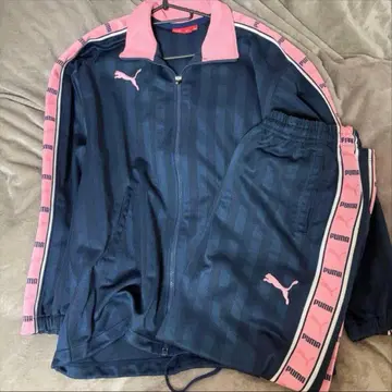 PUMA 저지 핑크 상하의 세트 푸지 야 셋업