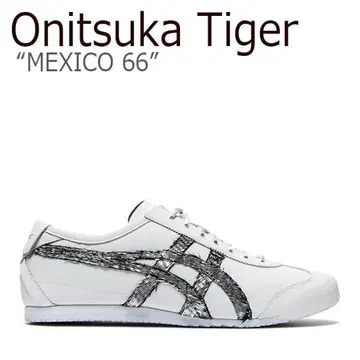 오니츠카타이거 MEXICO66 화이트 가죽 23.5cm