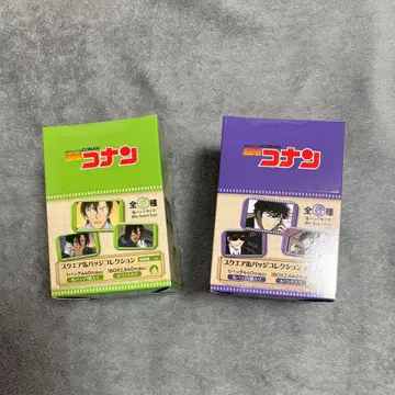 명탐정 코난 마츠다 진페이 하기와라 켄지 스퀘어 캔뱃지