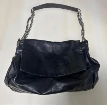 ZARA 블랙 가죽 백
